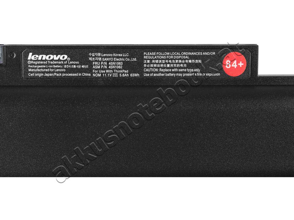 5.6Ah 63Whr 6 Zellen Lenovo ThinkPad Edge E120 3043 Akku