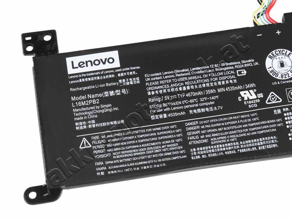 4610mAh 2 Zellen Akku für Lenovo IdeaPad S145-14AST 81ST001WGE