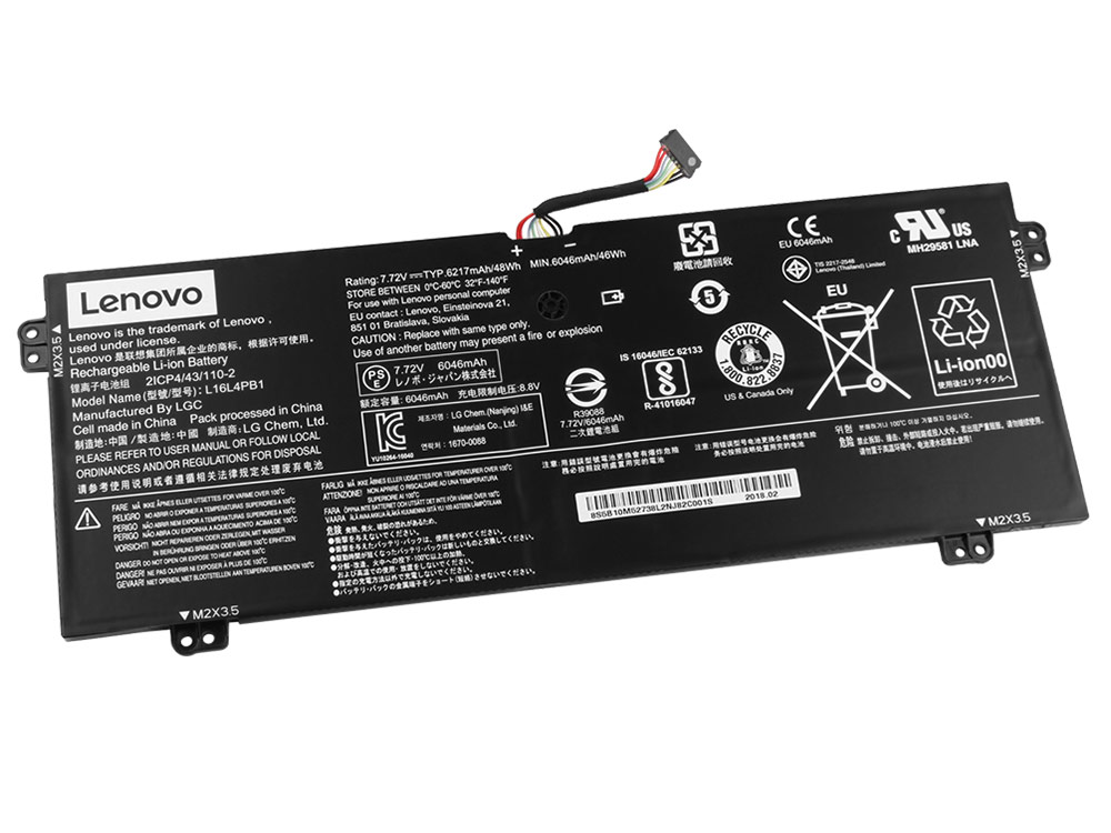 6268mAh 48Wh 4 Zellen Lenovo Ideapad 720S-13IKB 81BV0058GE Akku