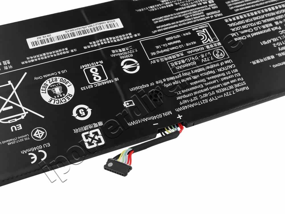 6268mAh 48Wh 4 Zellen Lenovo Ideapad 720s-13IKB 81BV0067CD Akku