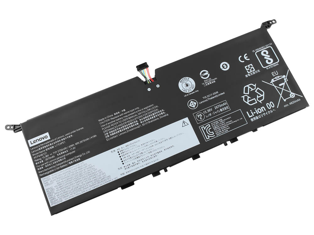 Original 2735mAh 42Wh 4 Zellen Lenovo Yoga S730-13IWL 81J0002SAU Akku - zum Schließen ins Bild klicken