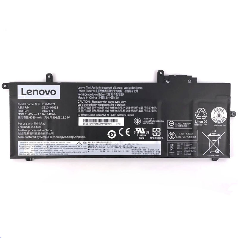 4190mAh 48Wh 3-Zellen Lenovo ThinkPad A285 20MW000HGB Akku