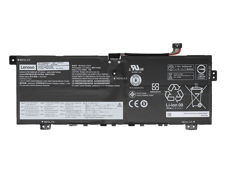 6610mAh 51Wh 4 Zellen Akku für Lenovo IdeaPad 4G 14Q8C05 82KE