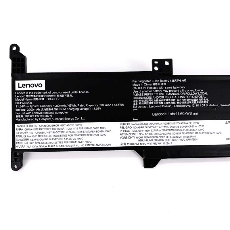 4000mAh 45Wh 3 Zellen Akku für Lenovo IdeaPad 3 15IML05 81WB