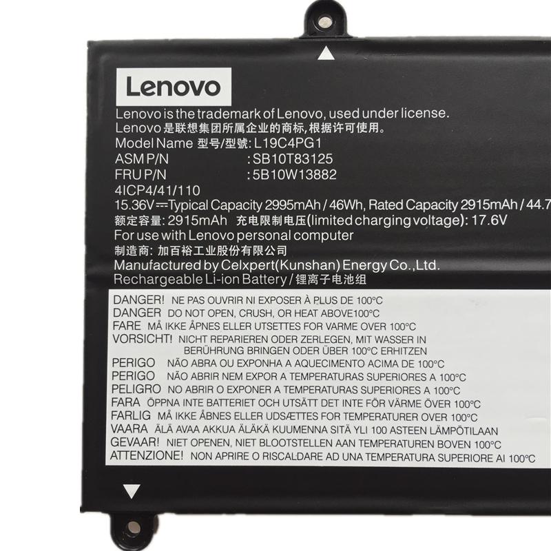 Original 15.36V 2995mAh Akku für Lenovo 5B10W13881 5B10W13882