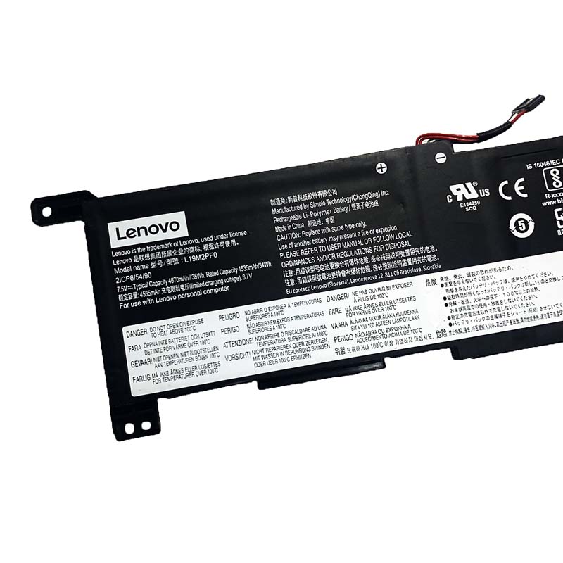 4670mAh 35Wh 2 Zellen Akku für Lenovo 5B10W67171