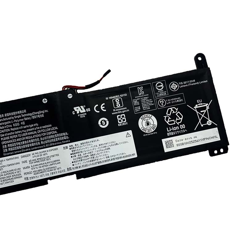 4670mAh 35Wh 2 Zellen Akku für Lenovo 5B10W67171