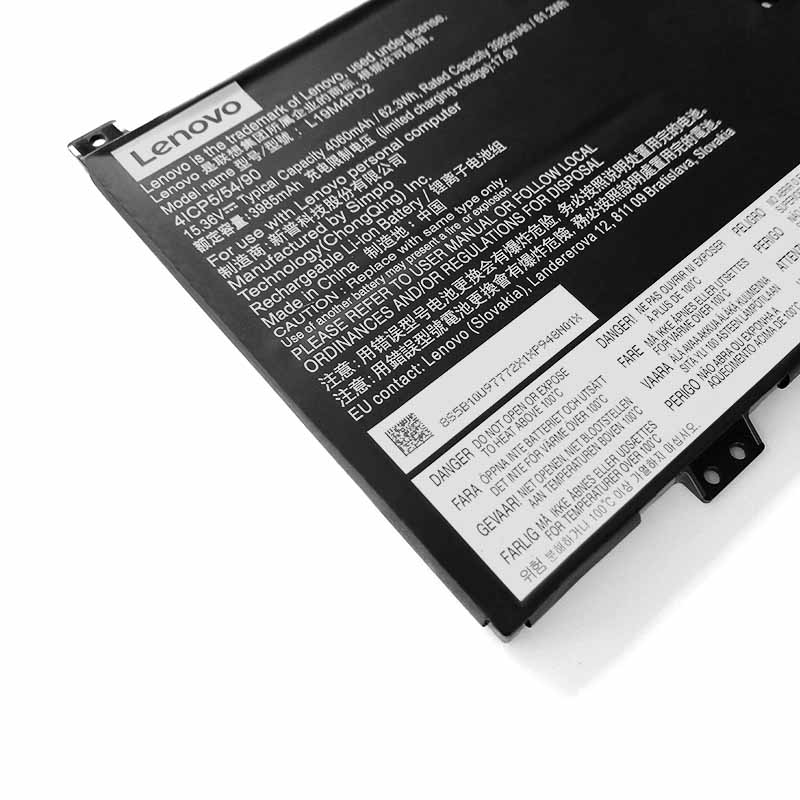 Original 15.36V 4060mAh 62.3Wh Akku für Lenovo 5B10U97772