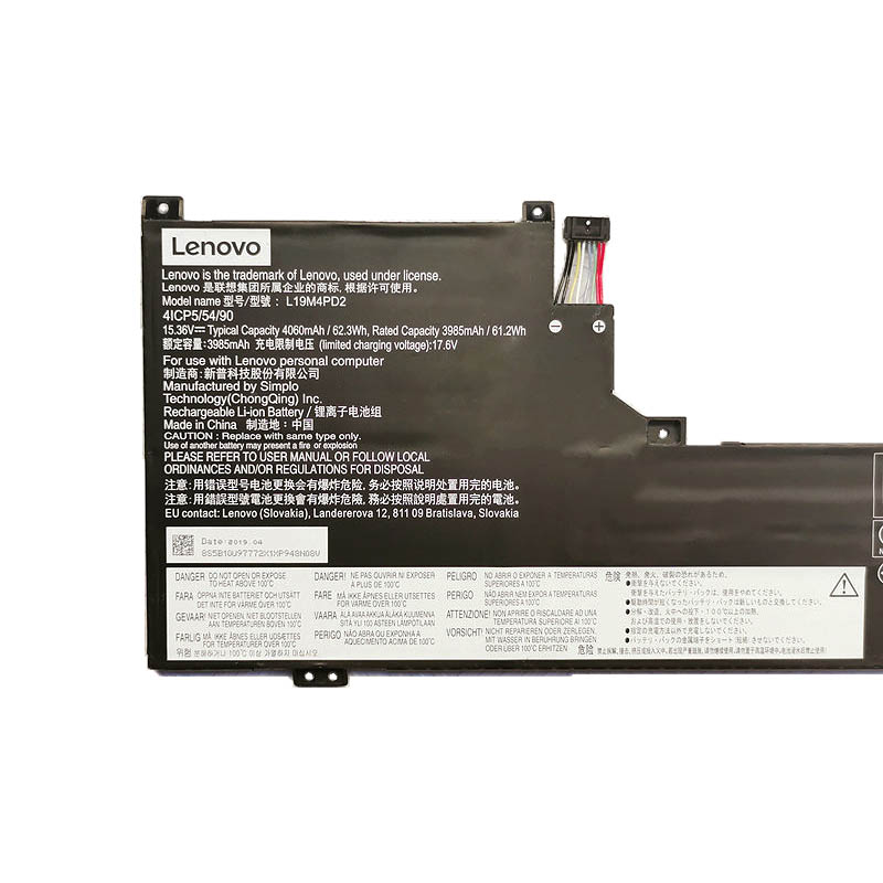 Original 15.36V 4060mAh 62.3Wh Akku für Lenovo SB10W67352