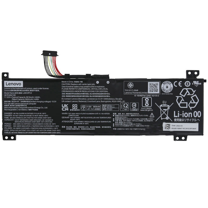 Original 11.52V 3910mAh 45Wh Akku für Lenovo L20C3PC2