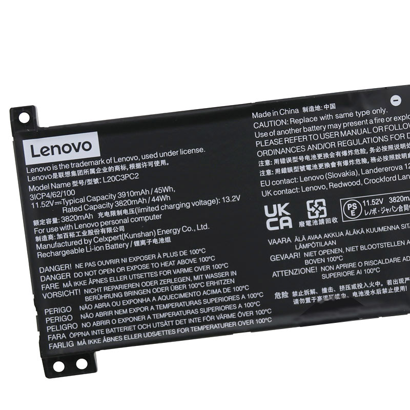 Original 11.52V 3910mAh 45Wh Akku für Lenovo L20D3PC2