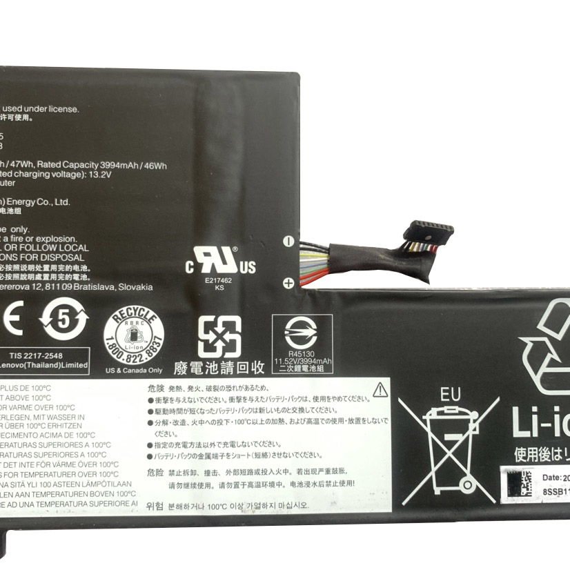 Original 11.52V 4080mAh 47Wh Akku für Lenovo 500w Gen 3 82J4