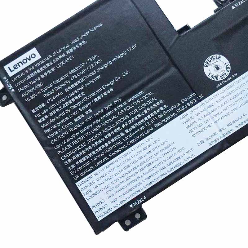 Original 15.36V 4883mAh Akku für Lenovo IdeaPad 5 Pro 16ACH6 82L500MYGE