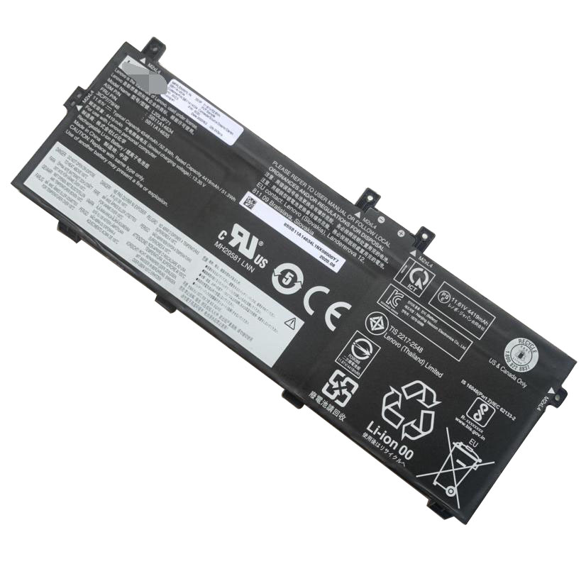 Original 11.58V 4560mAh 52.8Wh Akku für Lenovo ThinkPad X13 Yoga Gen 2 20W8000NGB