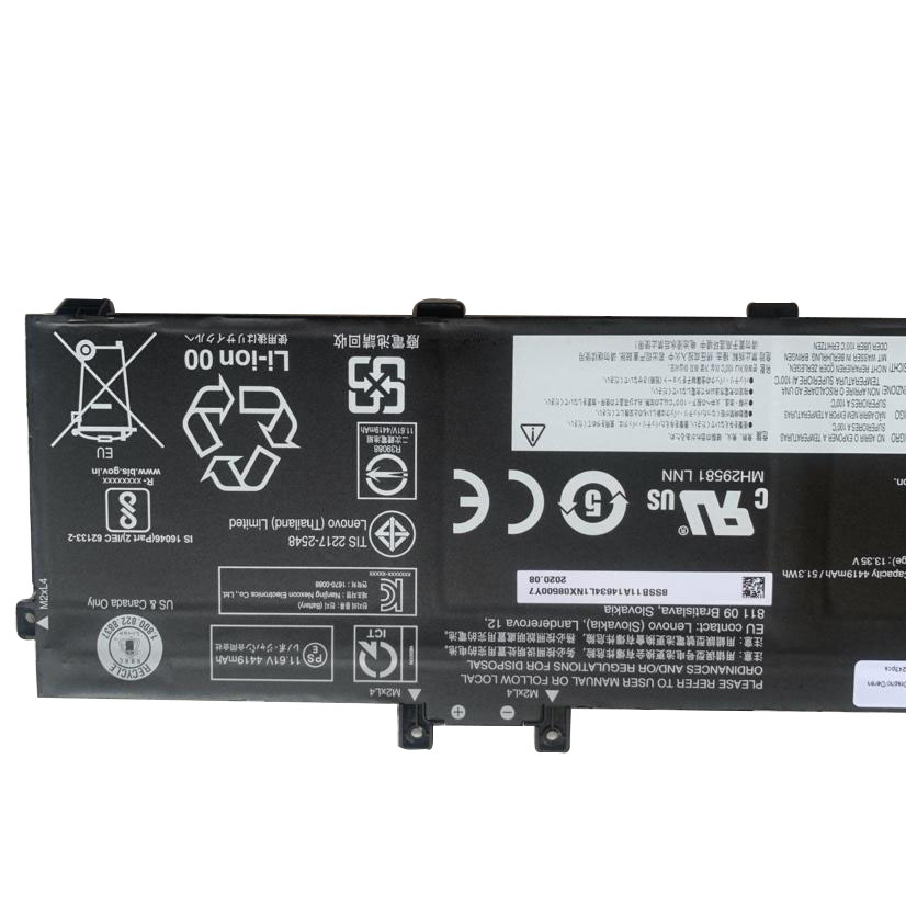 Original 11.58V 4560mAh 52.8Wh Akku für Lenovo ThinkPad X13 Yoga Gen 2 20W8000PGB