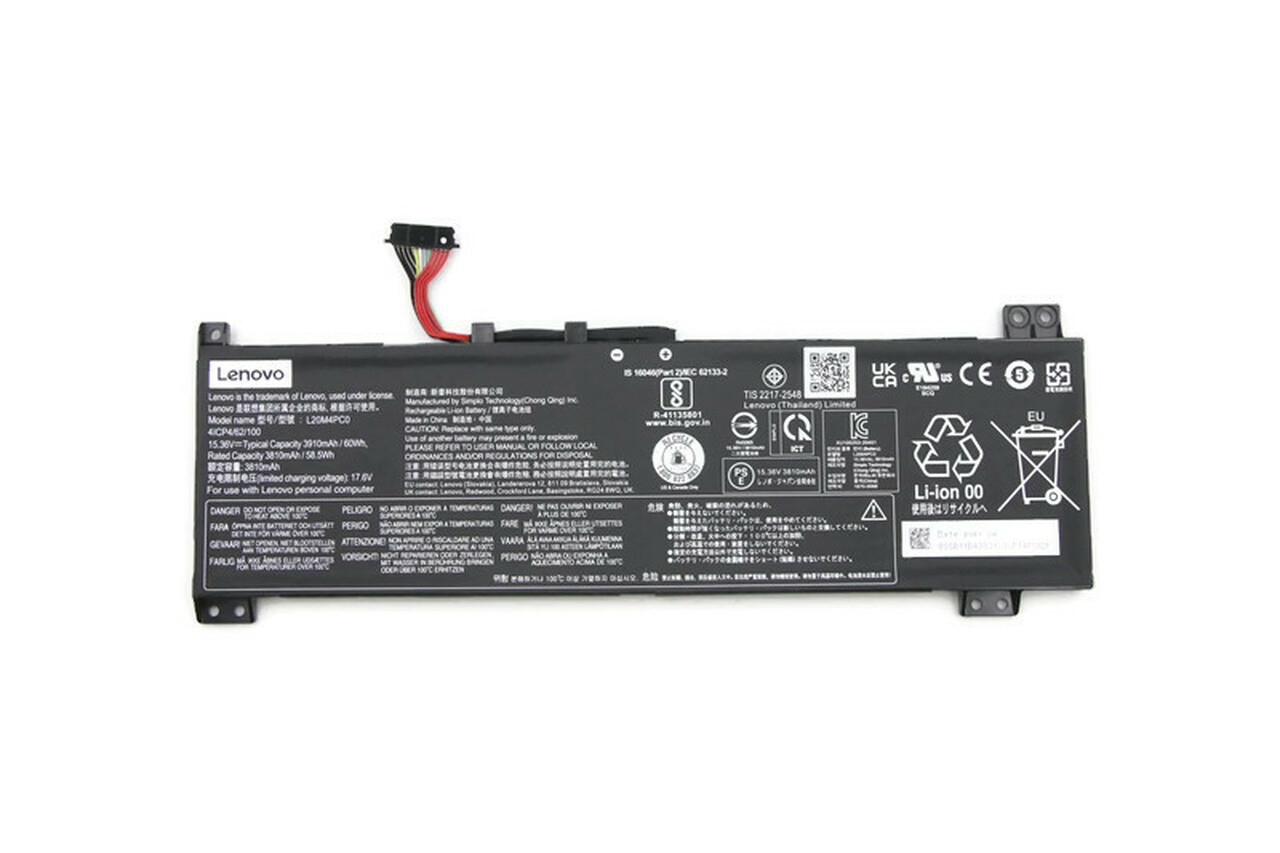 Original 15.36V 3910mAh 60Wh Akku für Lenovo Legion 5 15ACH6 82JW