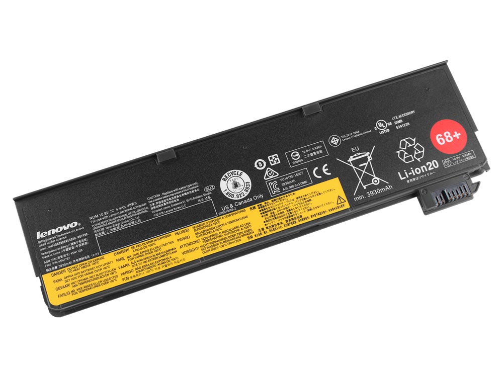 6 Zellen 4400mAh 48Whr Lenovo ThinkPad L470 20JVS09R0M Akku