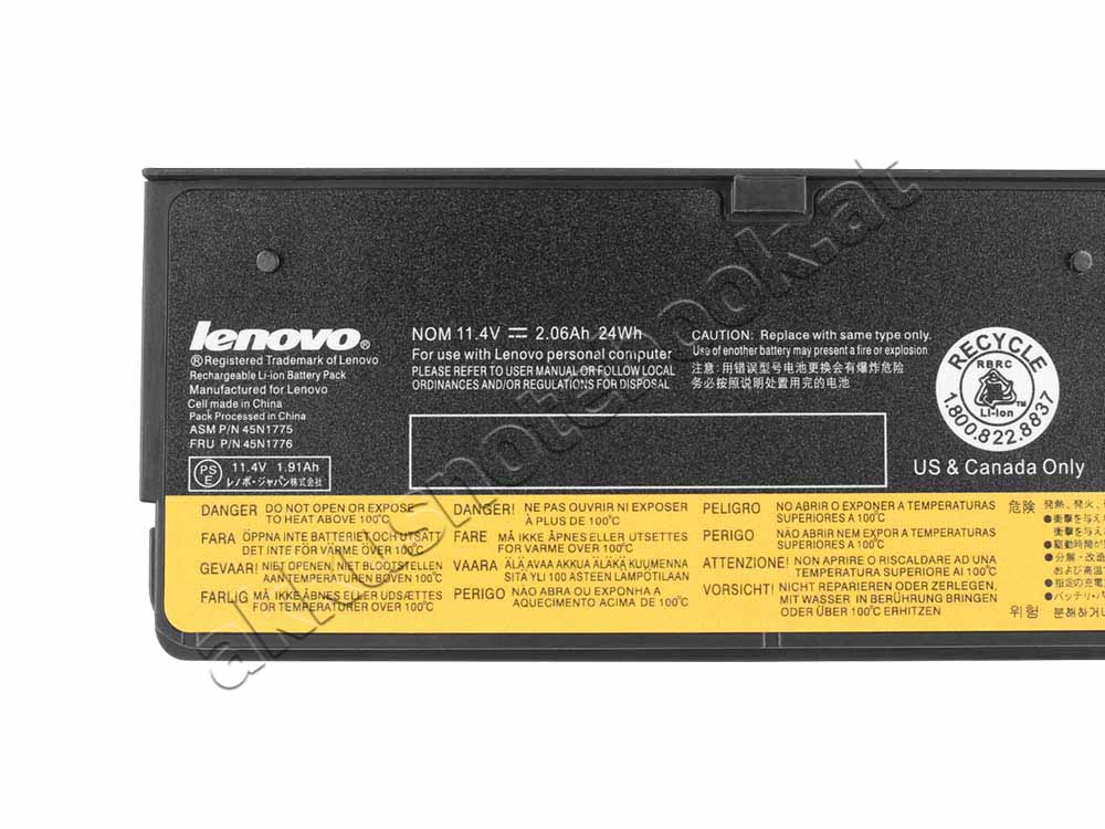 24Wh Lenovo Thinkpad T440 20B6 Serie Akku