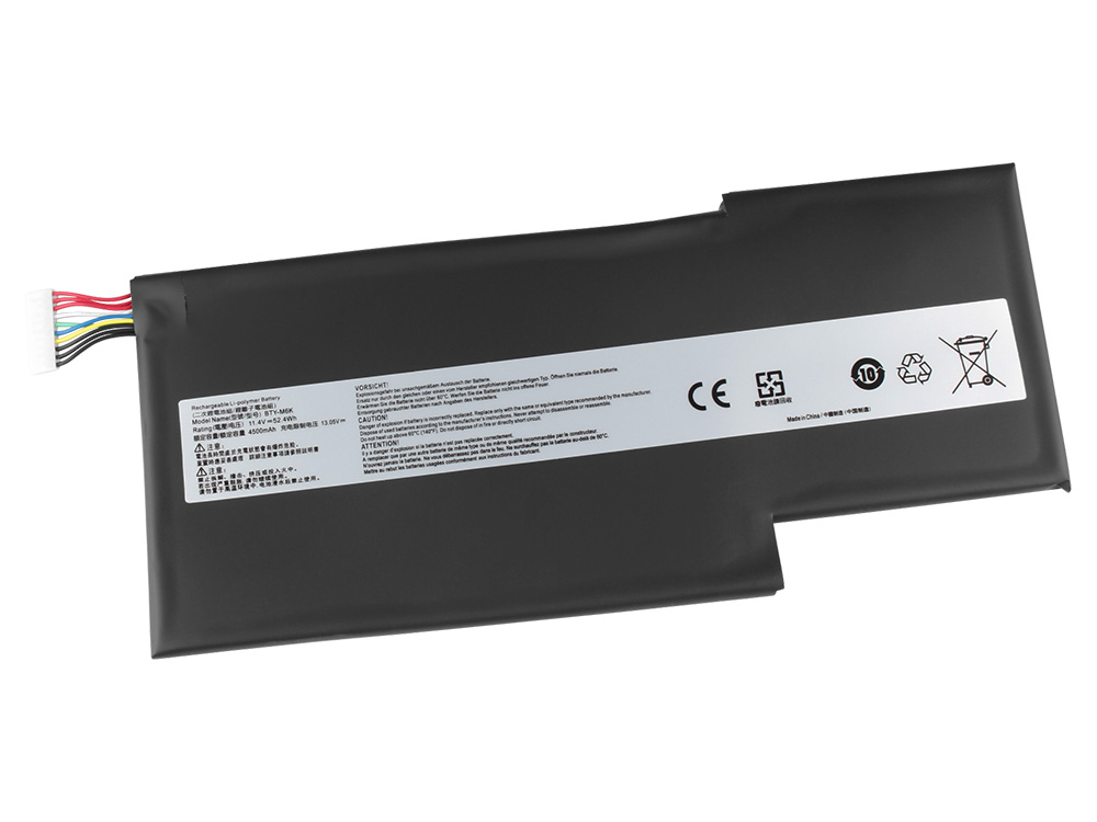 4600mAh 52.4Wh 3 Zellen MSI GF75 Thin 9SC-039XES Akku