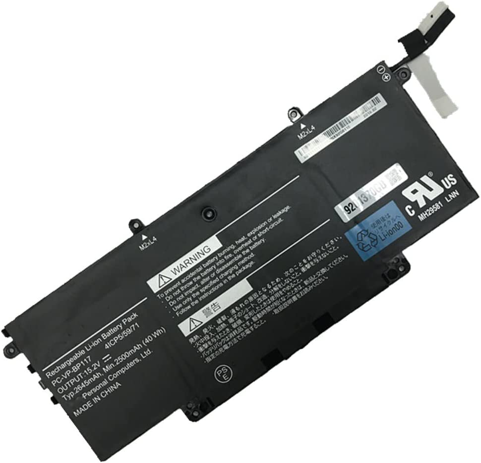 Original 2500mAh 40Wh 4-Zellen NEC PC-VP-BP117 Akku