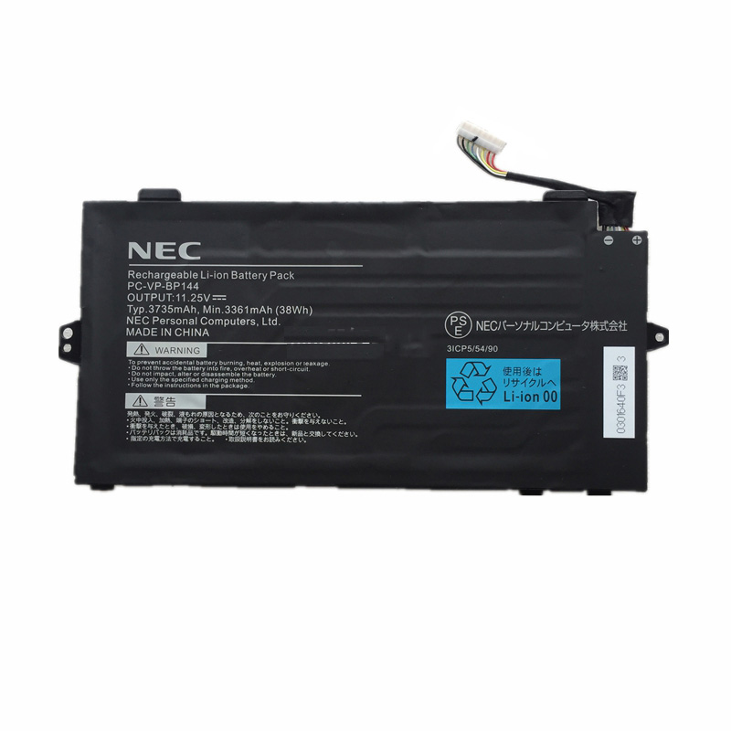 Original 3361mAh 38Wh 2-Zellen NEC 3ICP5/54/90 Akku