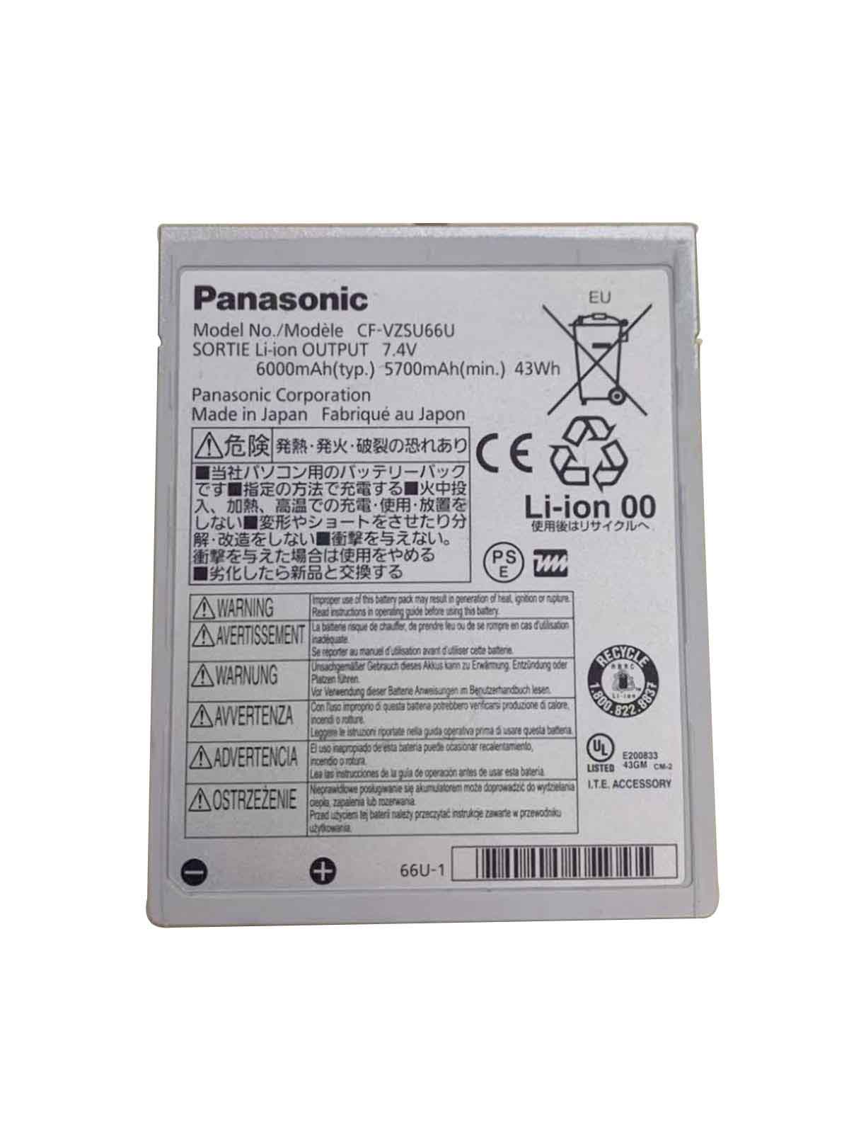 Original 43Wh Panasonic Toughbook CF-C1BDHAZ1M Akku