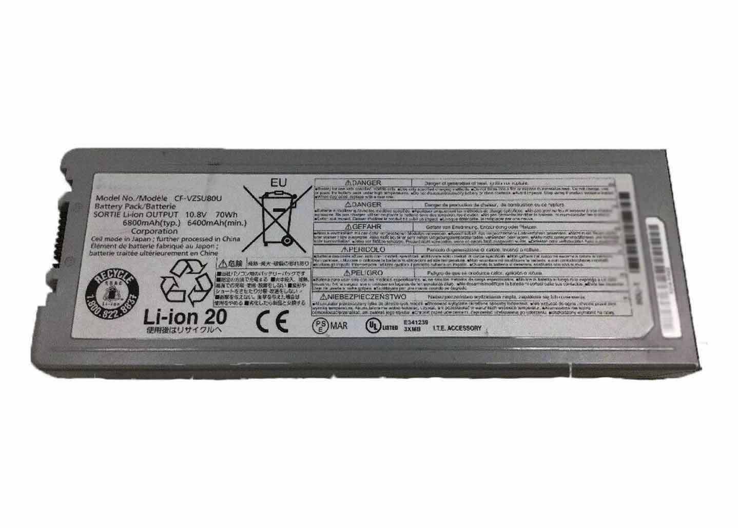 Original 6800mAh 70Wh Akku Panasonic CF-VZSU80U