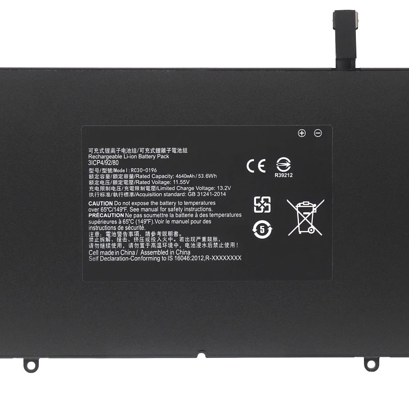 Original 4640mAh 53.6Wh 6 Zellen Akku Razer Blade Stealth (2016) V2