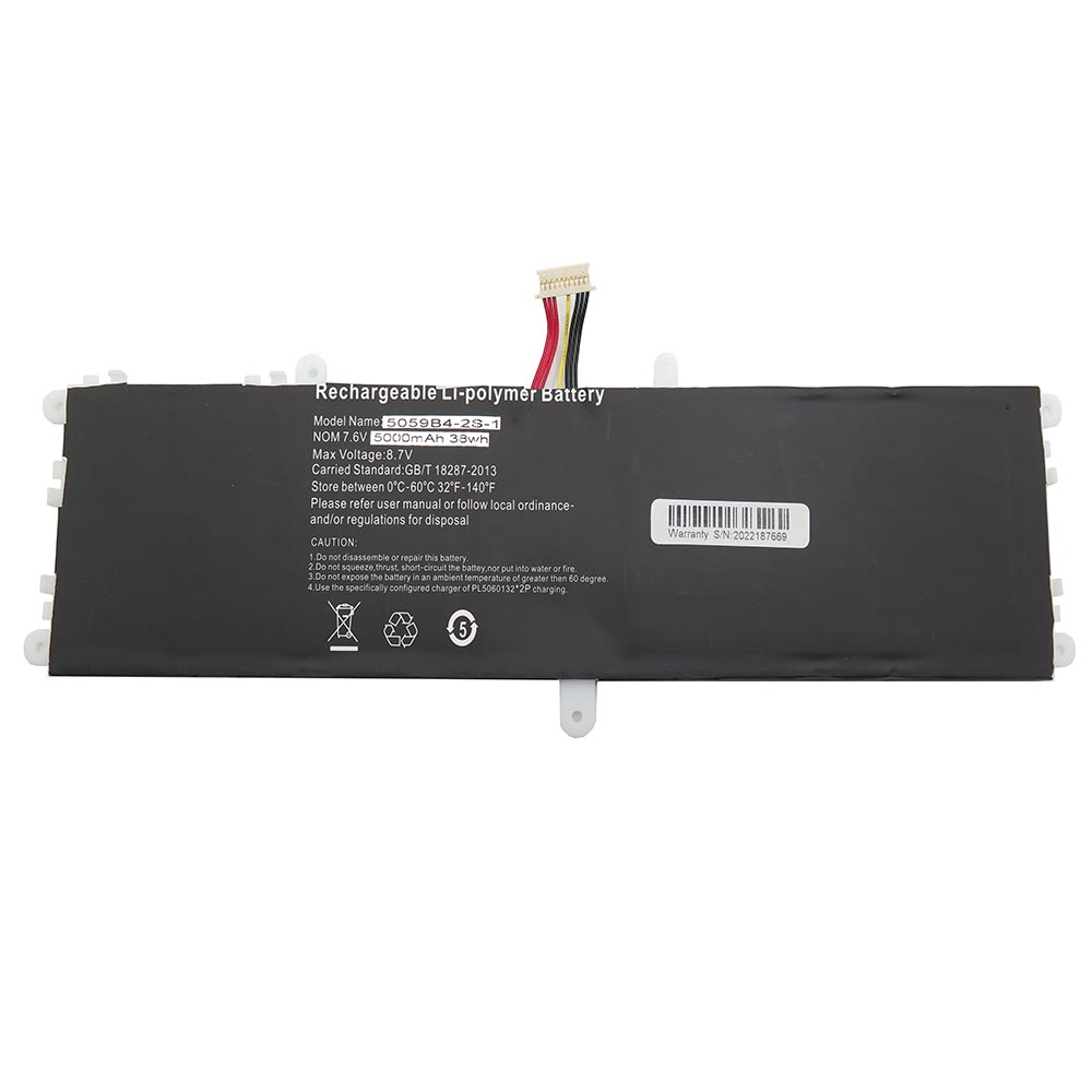 Original 5000mAh 38Wh 4-Zellen Rtdpart 5059B4-2S-1 Akku