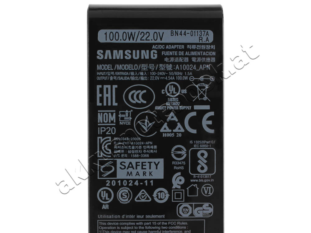 Original 100W Samsung A10024 A10024-EPN Netzteil Ladegerät + Kabel