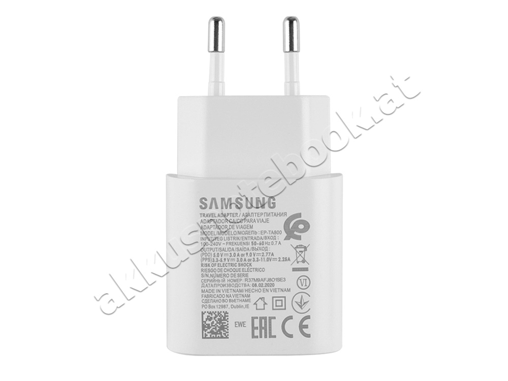 Original 25W Samsung Galaxy Tab S6 Lite SM-P613 Netzteil Ladegerät