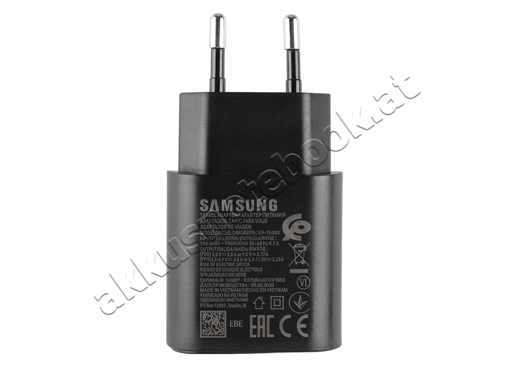 25W USB-C Samsung Galaxy Z Flip 5G SM-F707U Netzteil Ladegerät