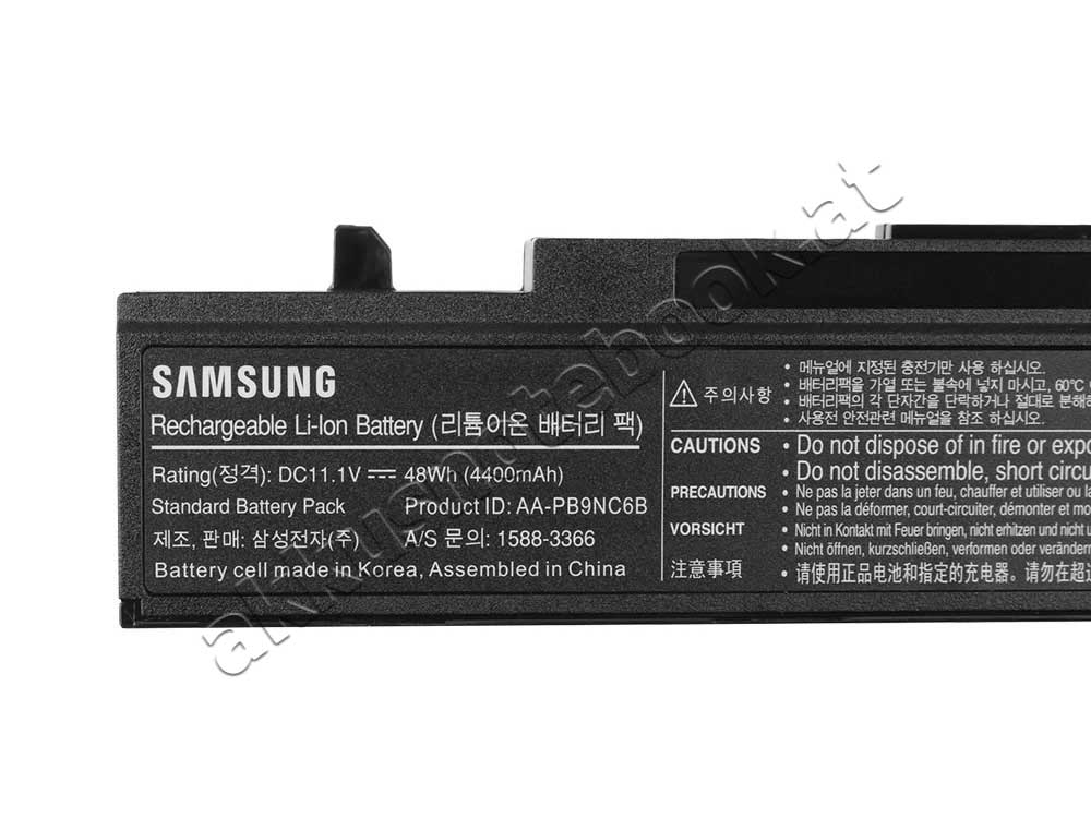 Original 4400mAh 48Wh 6-Zellen Samsung R410 R420 R423 Akku