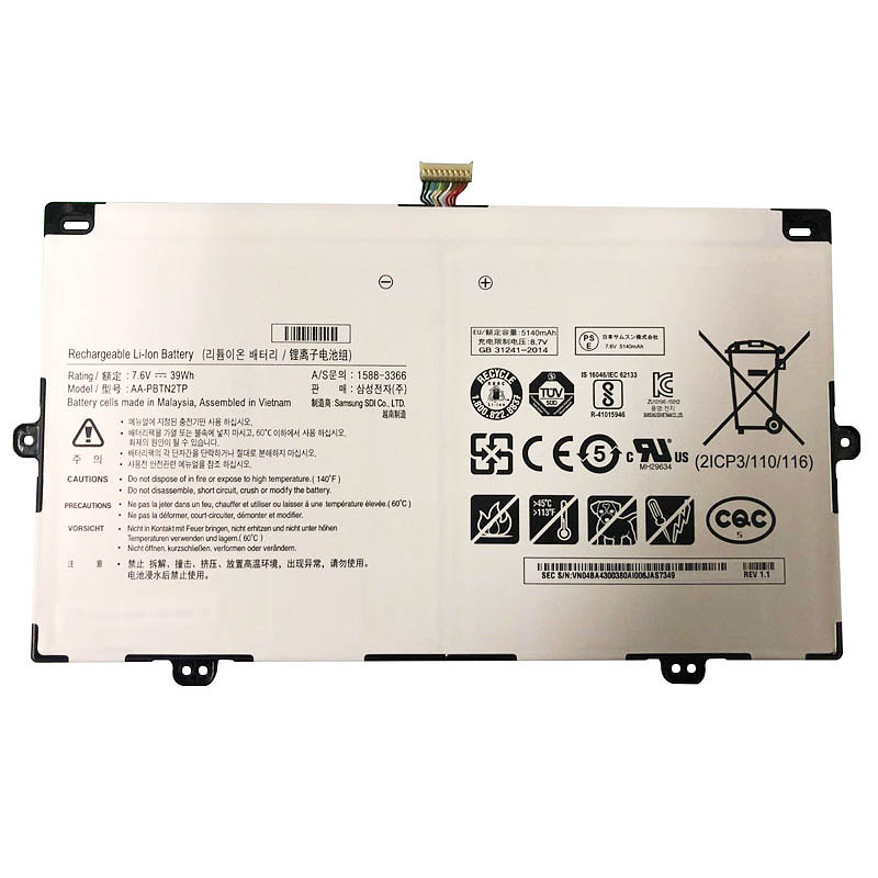 Original 7.6V 5140mAh 39Wh Akku für Samsung Chromebook Pro XE510C25