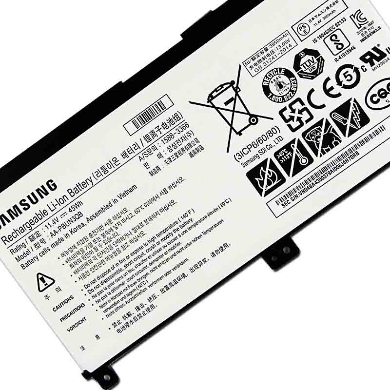 Original 11.4V 3950mAh 45Wh Akku für Samsung AA-PBUN3QB