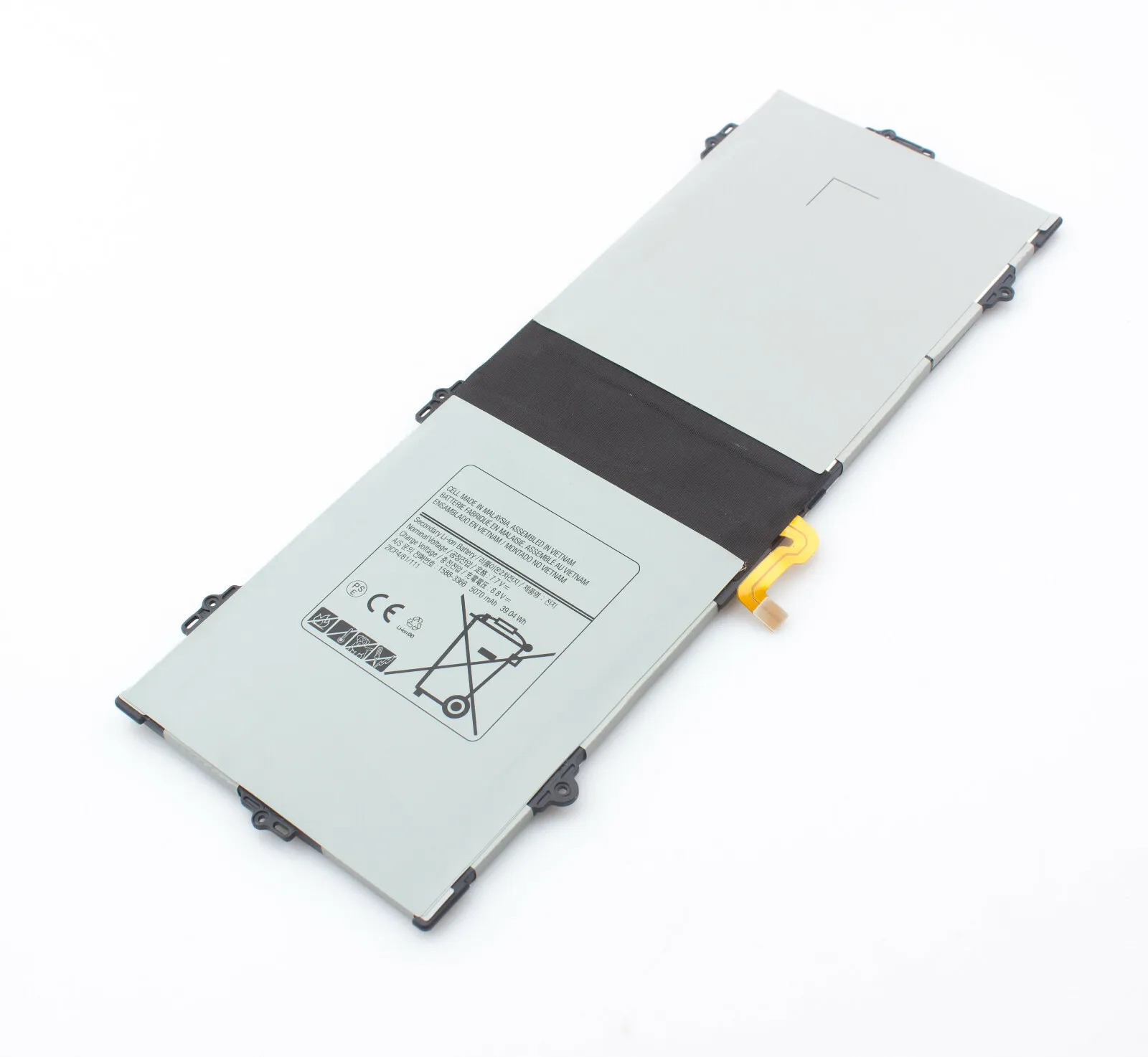 5070mAh 39.04Wh Samsung Galaxy Book 12.0 12" SM-W728 Series Akku