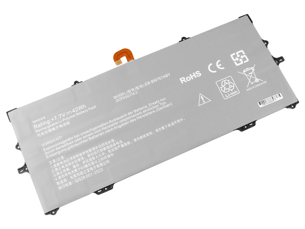 5454mAh 42Wh 2-Zellen Samsung Galaxy NP767 Akku