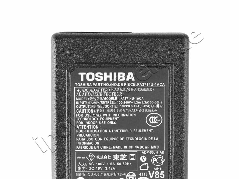 65W Netzteil Ladegerät Toshiba Portege A30-E-18Q + Frei Kabel