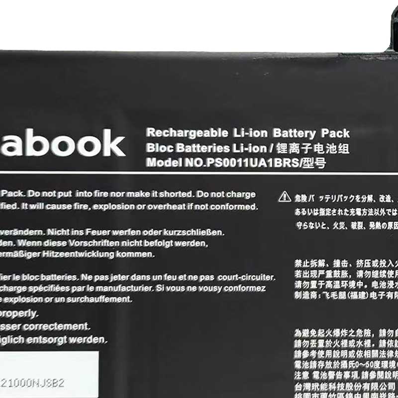 Original 3450mAh 53Wh 4-Zellen Toshiba Dynabook Portege X30L-J Akku