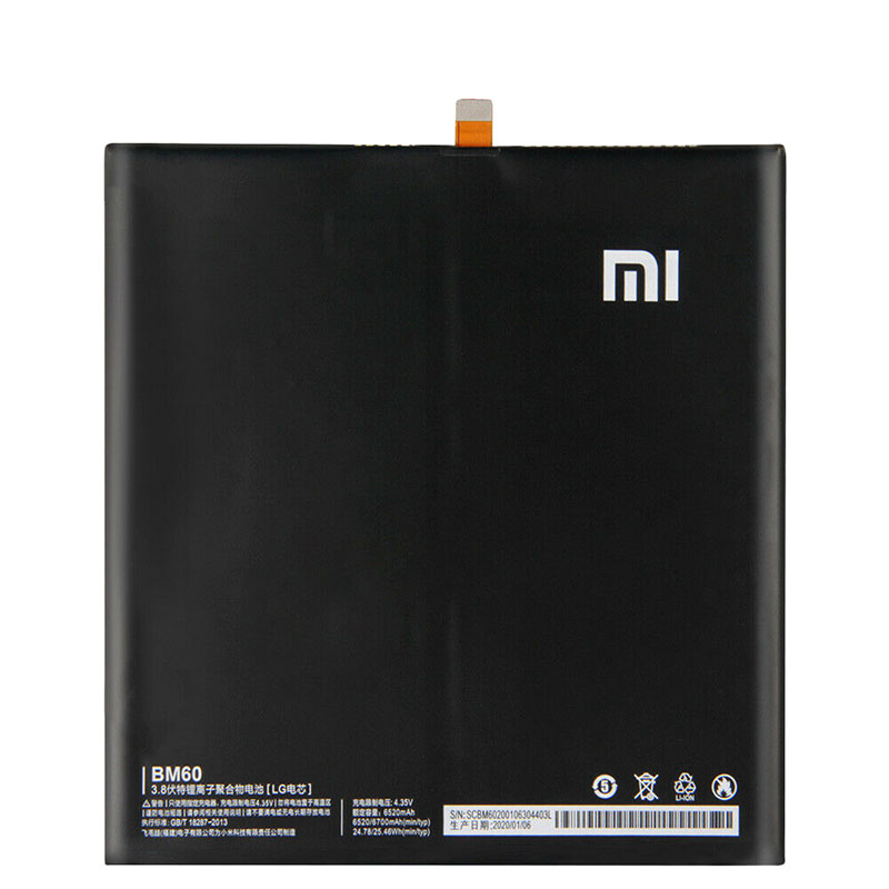 Original 6520mAh 23.71Wh 2 Zellen Akku Xiaomi Mipad 1 A0101