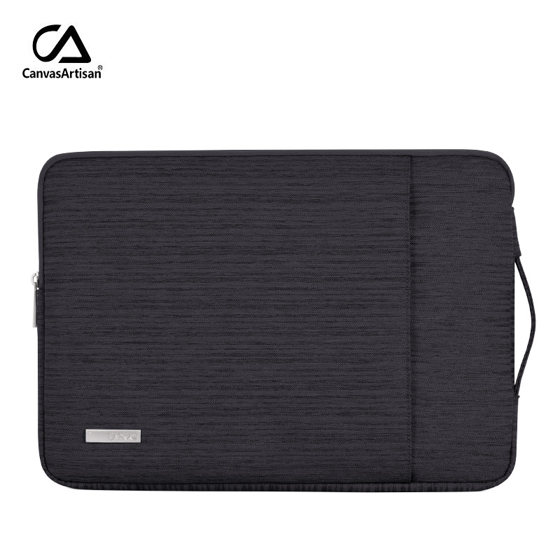 Canvas Artisan 11-Zoll wasserdichte und stoßfeste Polyester-Business-Laptophülle ist für Asus Chromebook C223NA-DH02(11,6 Zoll) Laptop Schwarz