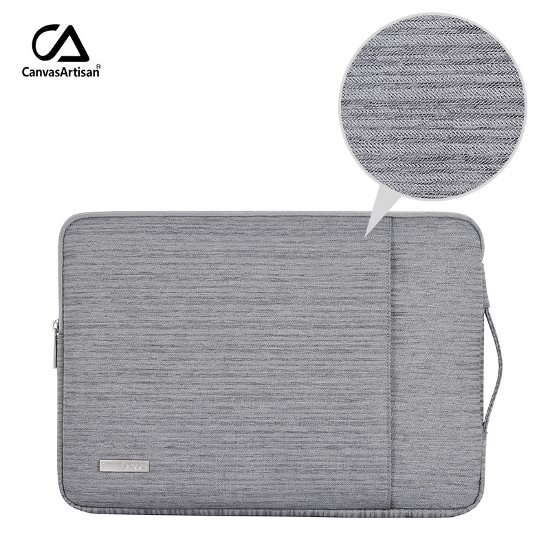 Canvas Artisan 11-Zoll wasserdichte und stoßfeste Polyester-Business-Laptophülle ist für Asus VivoBook(11,6 Zoll) Laptop Grau