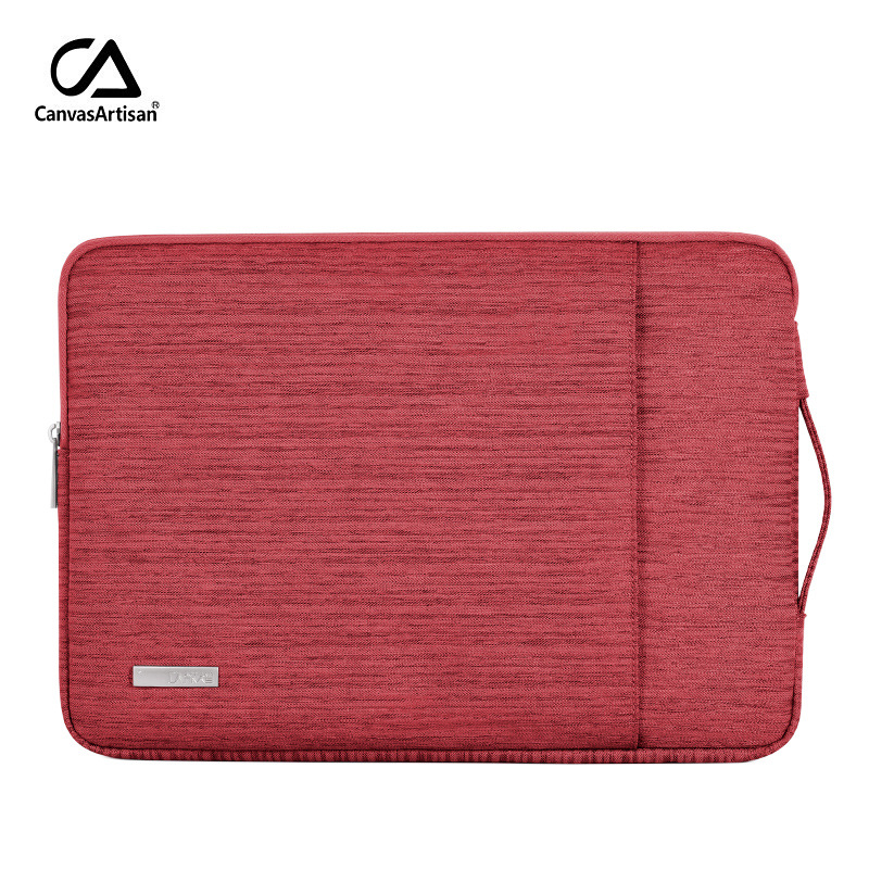 Canvas Artisan 11-Zoll wasserdichte und stoßfeste Polyester-Business-Laptophülle ist für Asus VivoBook Flip J202NA-DH01T(11,6 Zoll) Laptop Rot