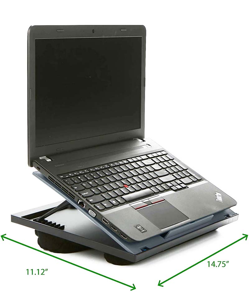 Laptopständer Verstellbarer Laptop-Schreibtisch für MSI WS Series 15.6" Grau