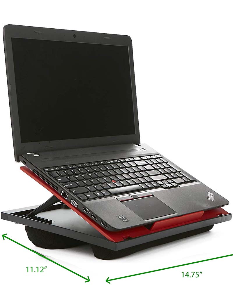 Laptopständer Verstellbarer Laptop-Schreibtisch für HP Pavilion 10.1" Rot