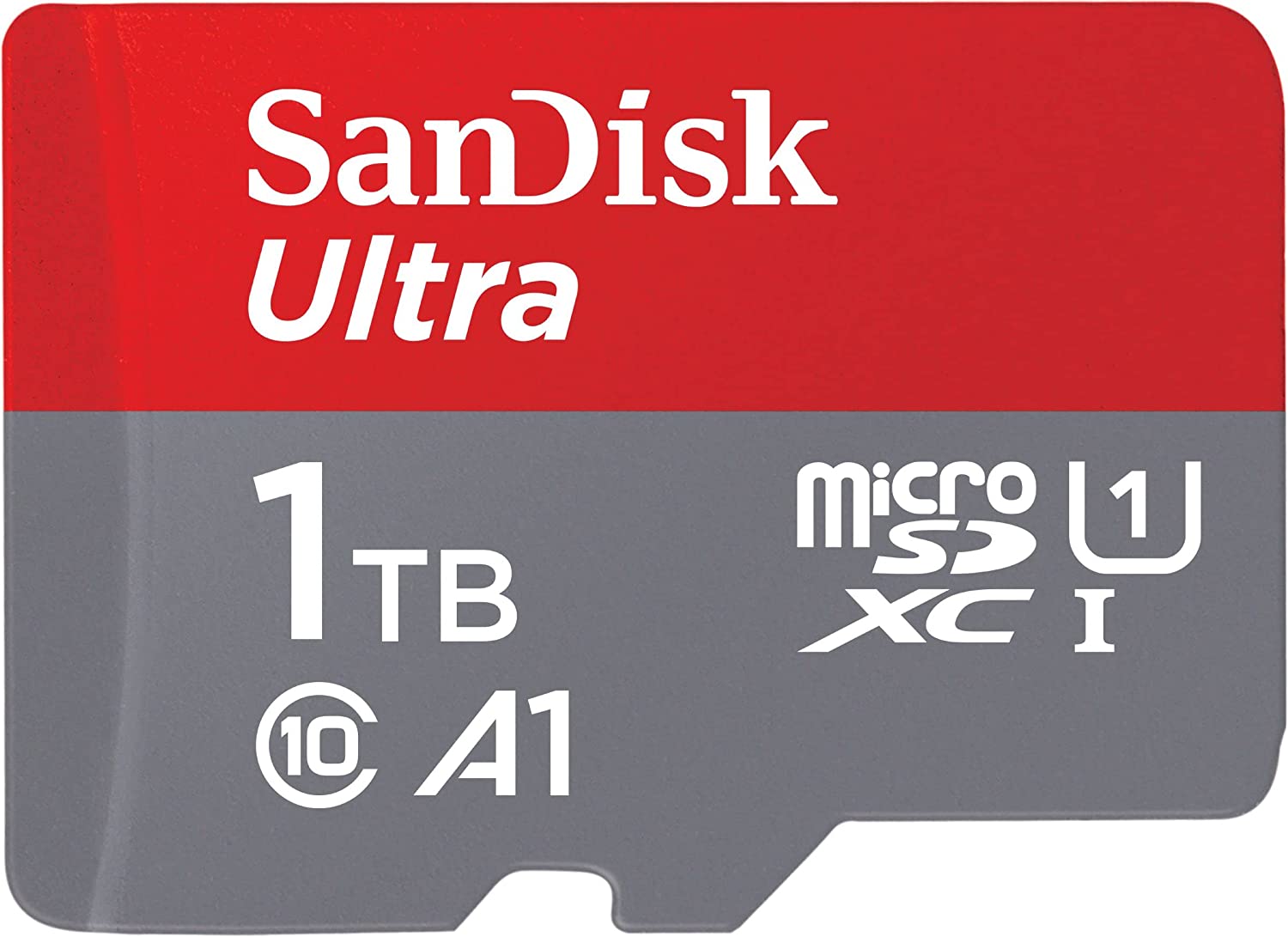 SanDisk 1TB Ultra microSDXC UHS-I-Speicherkarte mit Adapter – bis zu 120 MB/s, C10, U1, Full HD, A1, MicroSD-Karte – SDSQUAC-1T00-GN6MA