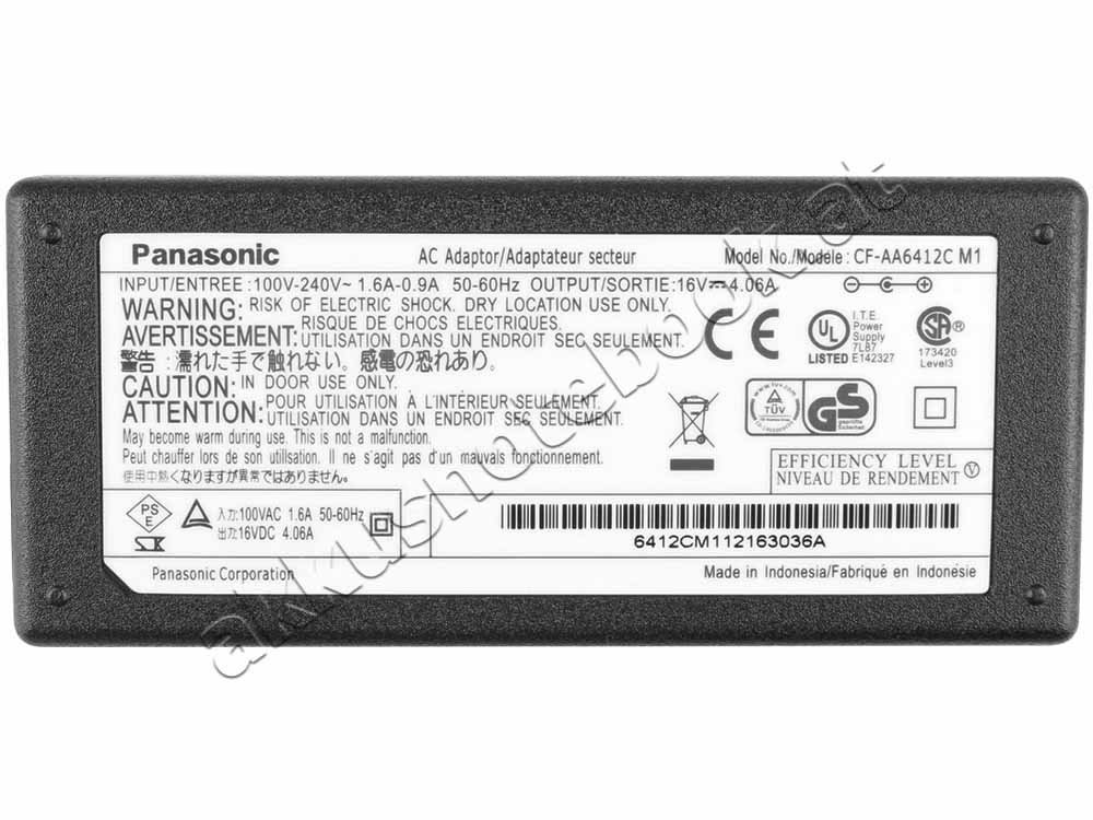 65W Panasonic CF-NX3EMHTS CF-NX3EDGTS CF-NX2ADHTS Netzteil